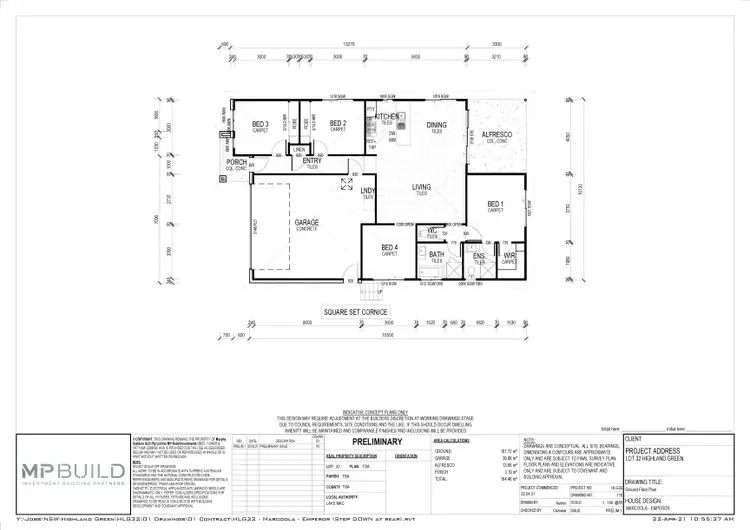 Floorplan of Homely house listing, 26 Carrera Crescent, Cooranbong NSW 2265