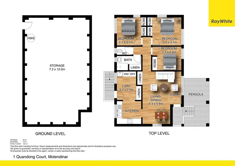Floorplan of Homely house listing, 1 Quandong Court, Molendinar QLD 4214