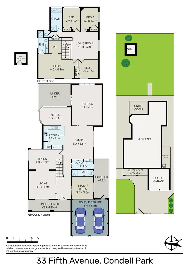 Floorplan of Homely house listing, 33 Fifth Avenue, Condell Park NSW 2200
