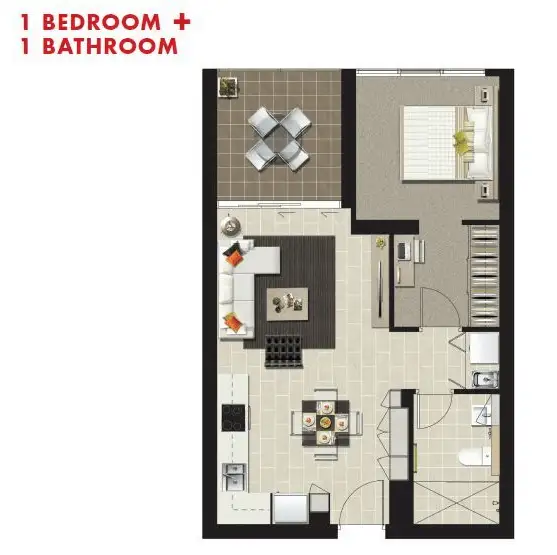 Floorplan of Homely apartment listing, 306/42 Wyandra Street, Newstead QLD 4006