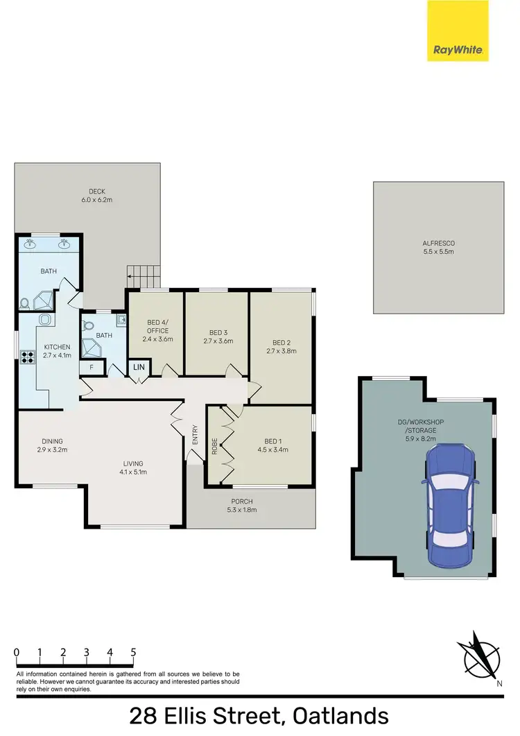 Floorplan of Homely house listing, 28 Ellis Street, Oatlands NSW 2117