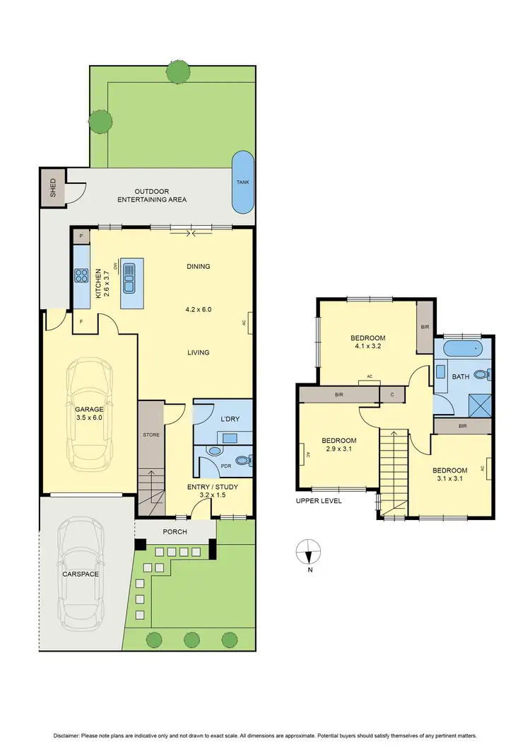 Floorplan of Homely townhouse listing, 41A Major Road, Fawkner VIC 3060