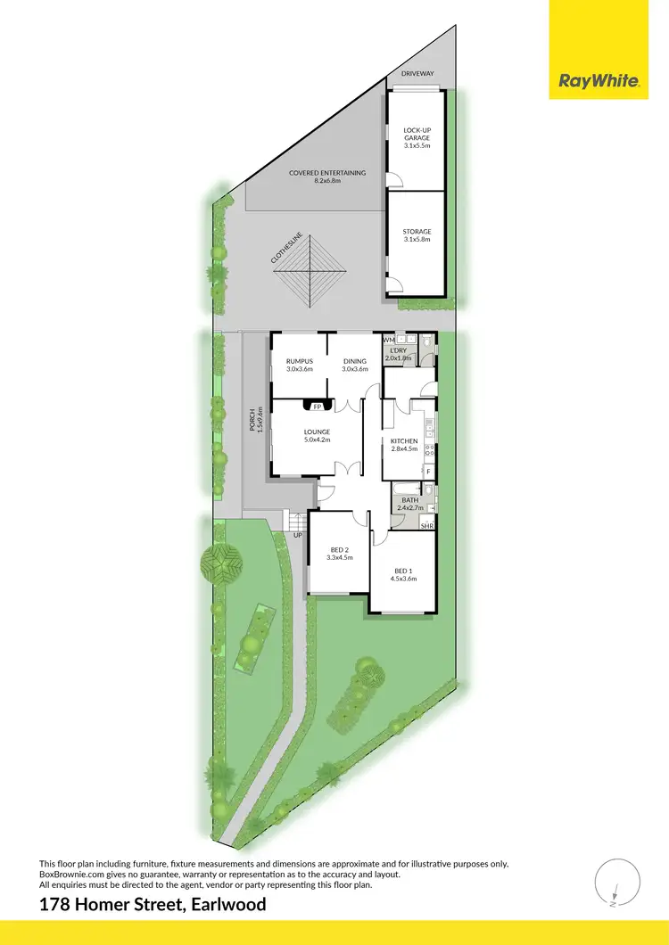 Floorplan of Homely house listing, 178 Homer Street, Earlwood NSW 2206