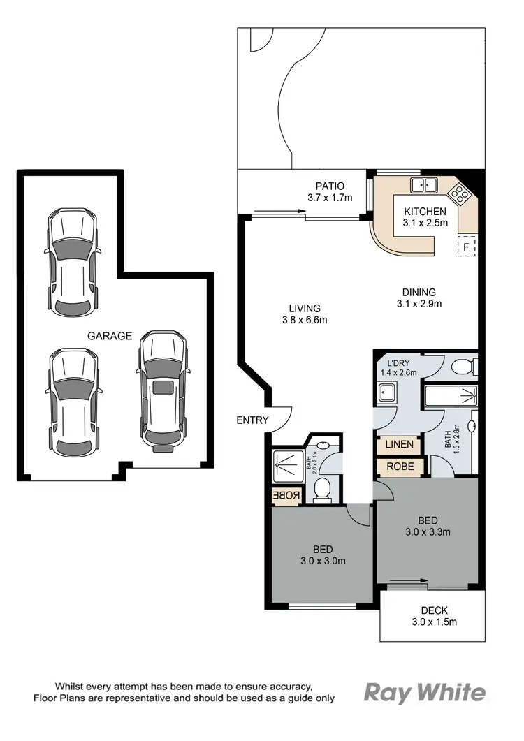 Floorplan of Homely townhouse listing, 12/26 Glenrosa Road, Red Hill QLD 4059