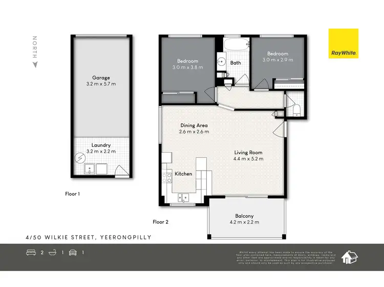 Floorplan of Homely unit listing, 4/50 Wilkie Street, Yeerongpilly QLD 4105