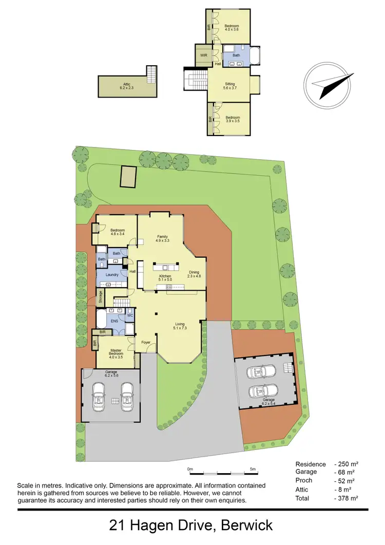 Floorplan of Homely house listing, 21 Hagen Drive, Berwick VIC 3806