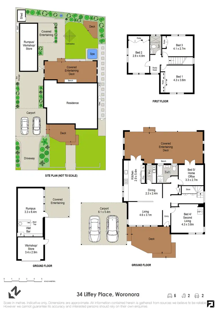 Floorplan of Homely house listing, 34 Liffey Place, Woronora NSW 2232