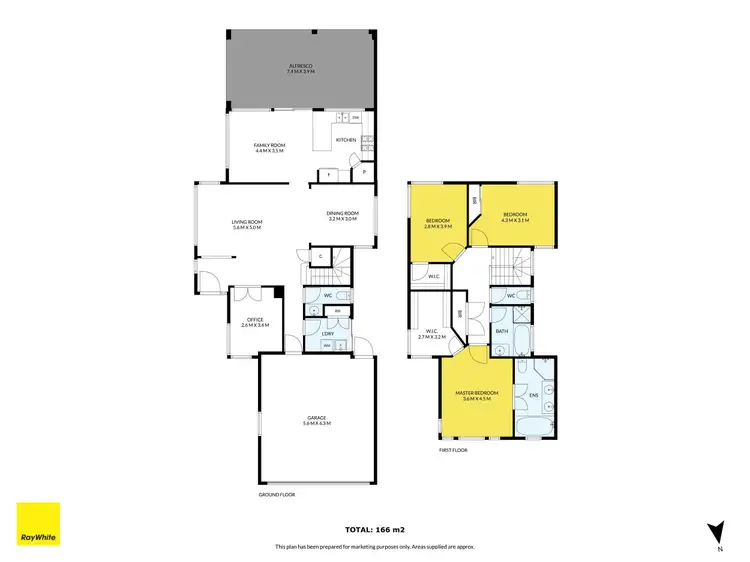 Floorplan of Homely townhouse listing, 65 Jade Way, Hillside VIC 3037