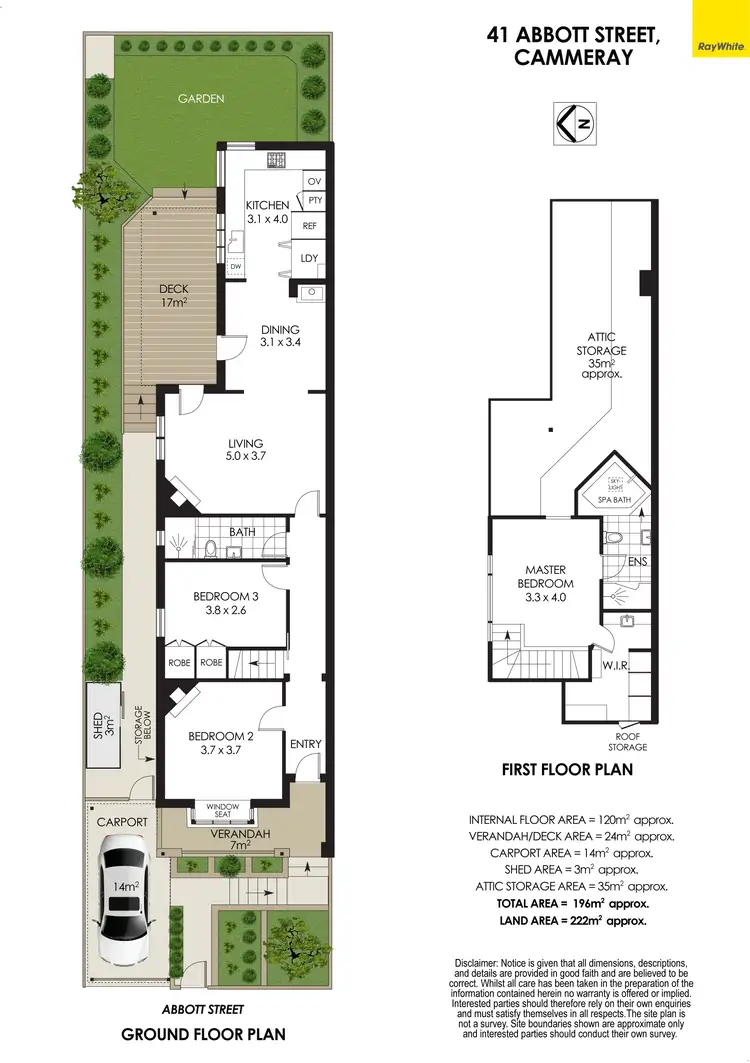 Floorplan of Homely house listing, 41 Abbott Street, Cammeray NSW 2062