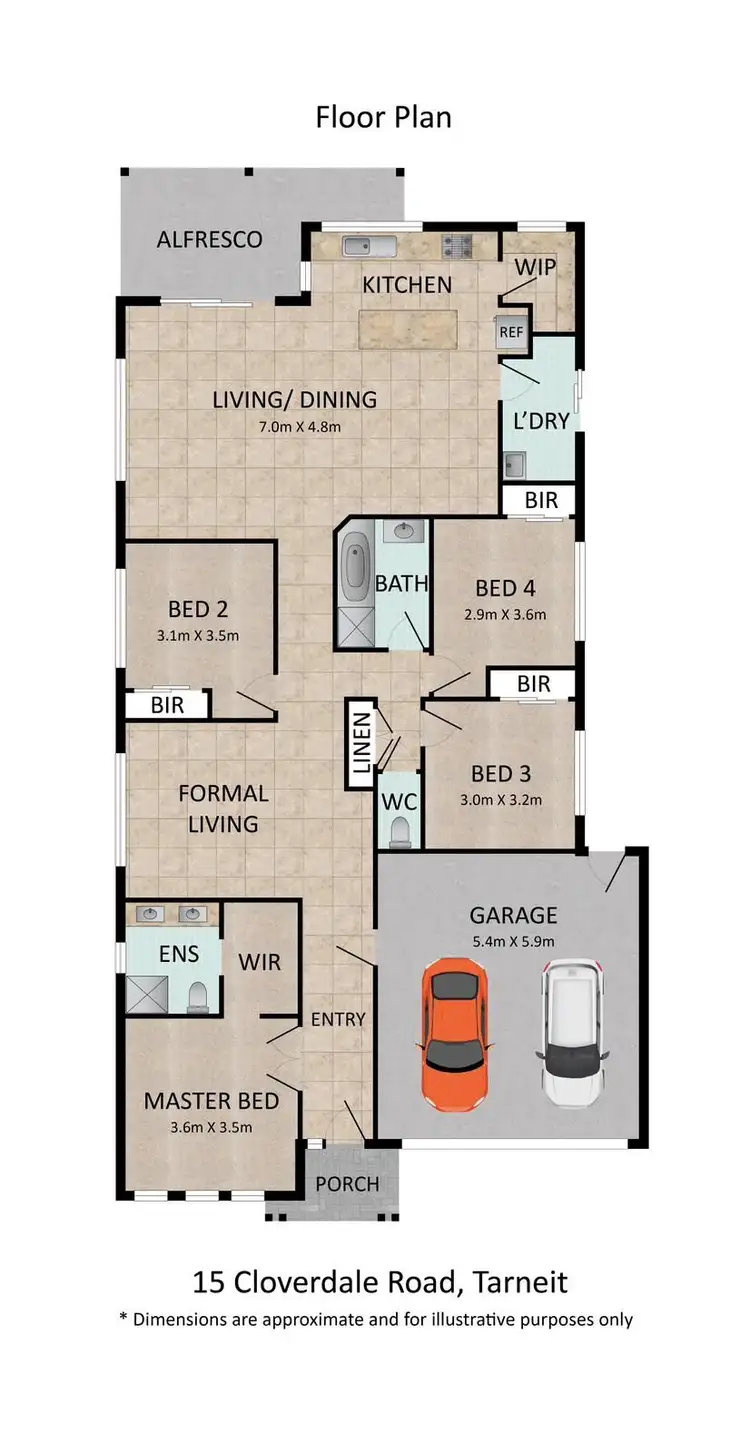 Floorplan of Homely house listing, 15 Cloverdale Road, Tarneit VIC 3029