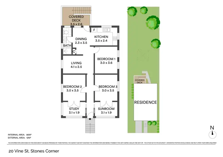 Floorplan of Homely house listing, 20 Vine Street, Stones Corner QLD 4120