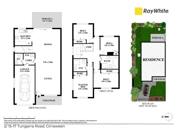 Floorplan of Homely townhouse listing, 2/15-17 Tungarra Road, Girraween NSW 2145