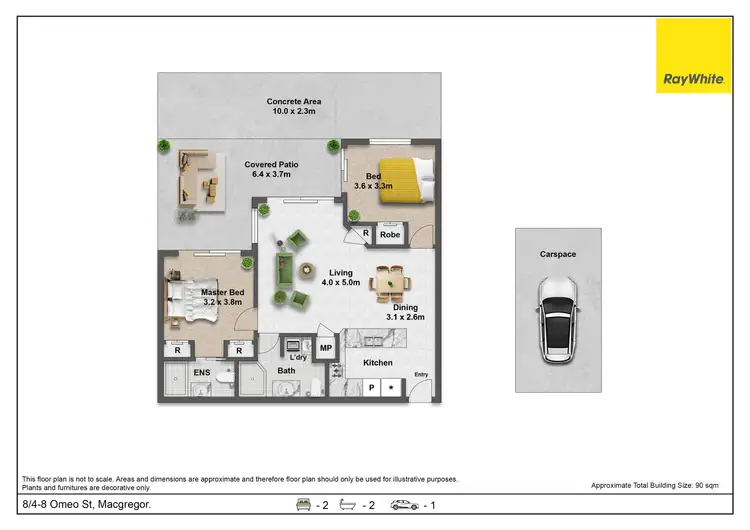 Floorplan of Homely house listing, 8/4-8 Omeo Street, Macgregor QLD 4109