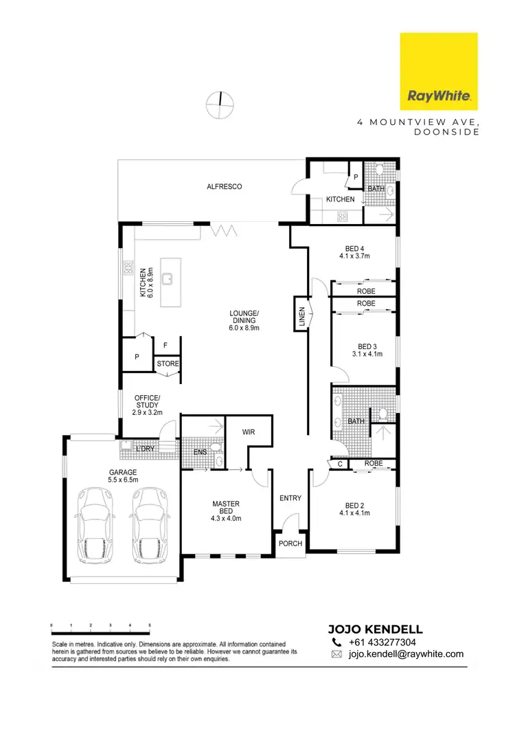 Floorplan of Homely house listing, 4 Mountview Avenue, Doonside NSW 2767