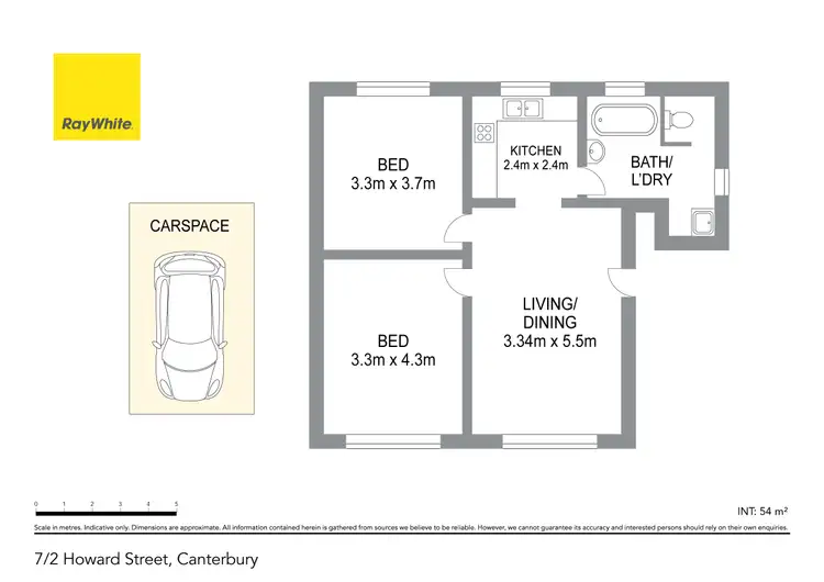 Floorplan of Homely apartment listing, 7/2 Howard Street, Canterbury NSW 2193