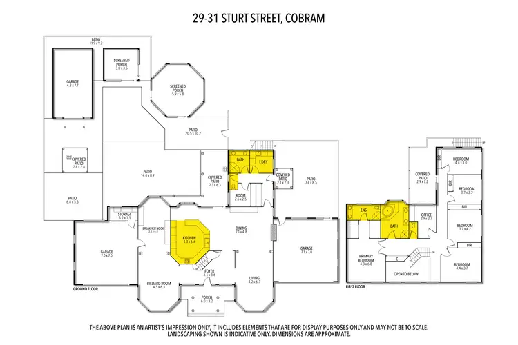 Floorplan of Homely house listing, 29 - 31 Sturt Street, Cobram VIC 3644