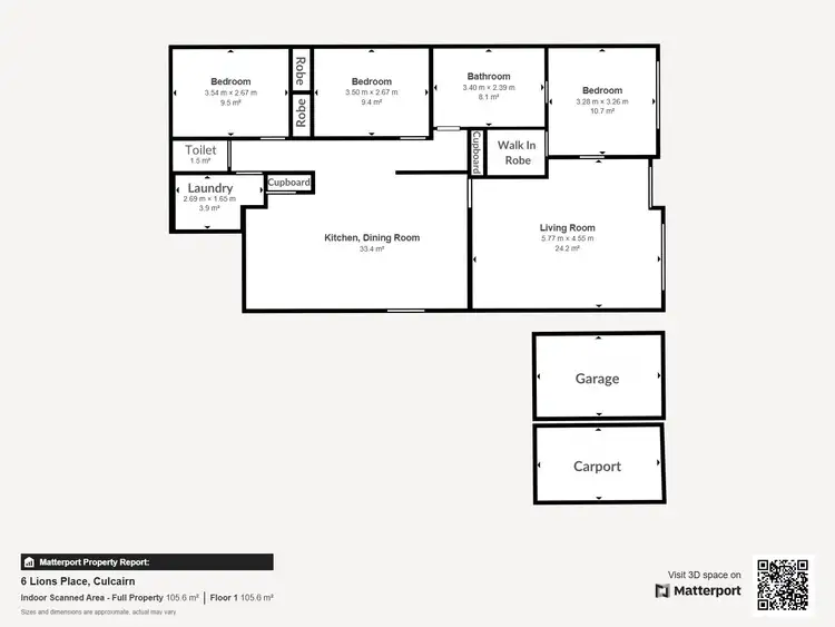 Floorplan of Homely house listing, 6 Lions Place, Culcairn NSW 2660