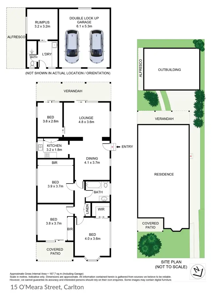 Floorplan of Homely house listing, 15 O'meara Street, Carlton NSW 2218