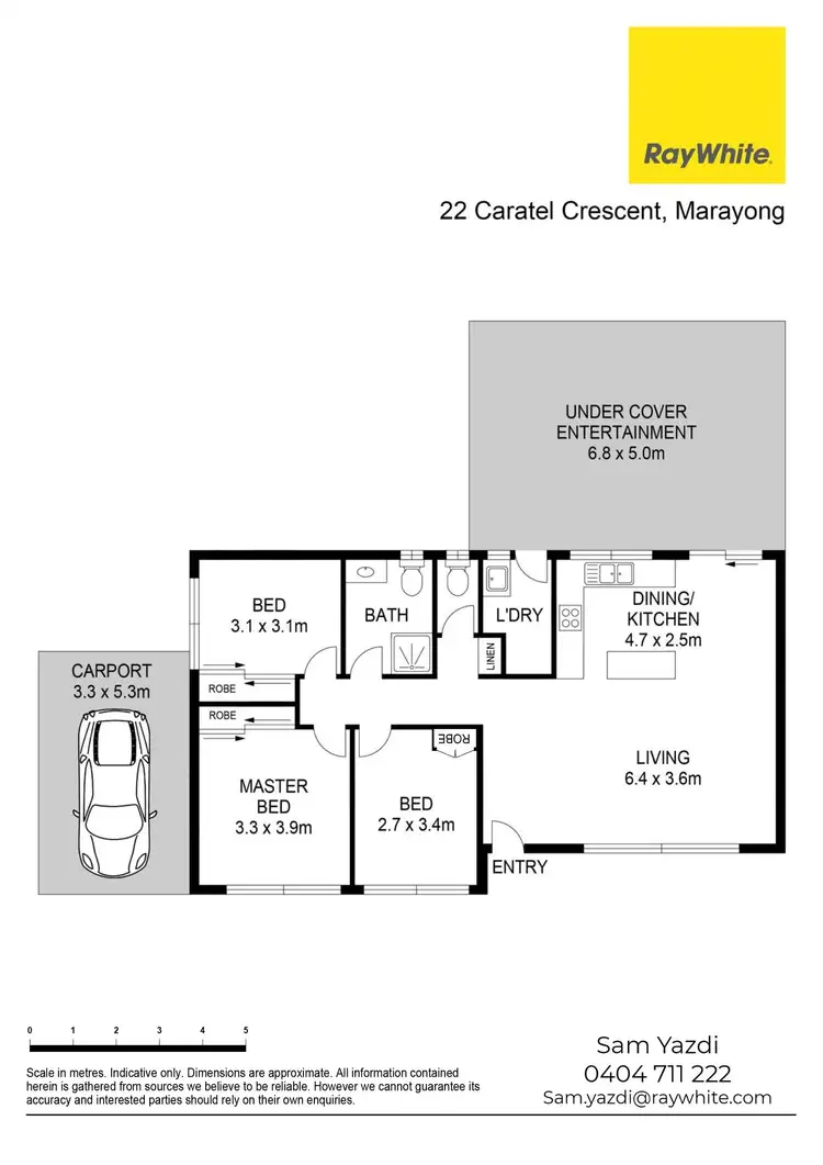 Floorplan of Homely house listing, 22 Caratel Crescent, Marayong NSW 2148