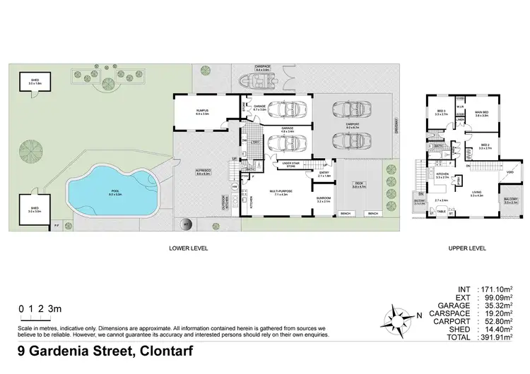 Floorplan of Homely house listing, 9 Gardenia Street, Clontarf QLD 4019