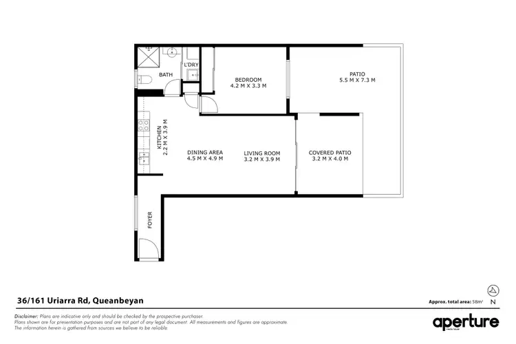 Floorplan of Homely unit listing, 36/161 Uriarra Road, Crestwood NSW 2620