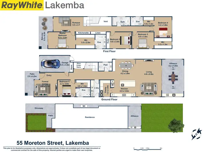 Floorplan of Homely house listing, 55 Moreton Street, Lakemba NSW 2195