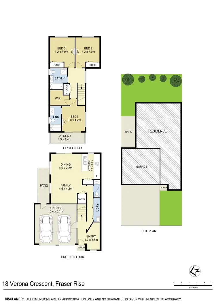 Floorplan of Homely house listing, 18 Verona Crescent, Fraser Rise VIC 3336