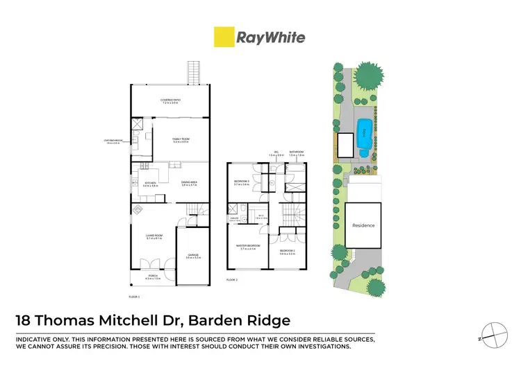 Floorplan of Homely house listing, 18B Thomas Mitchell Drive, Barden Ridge NSW 2234