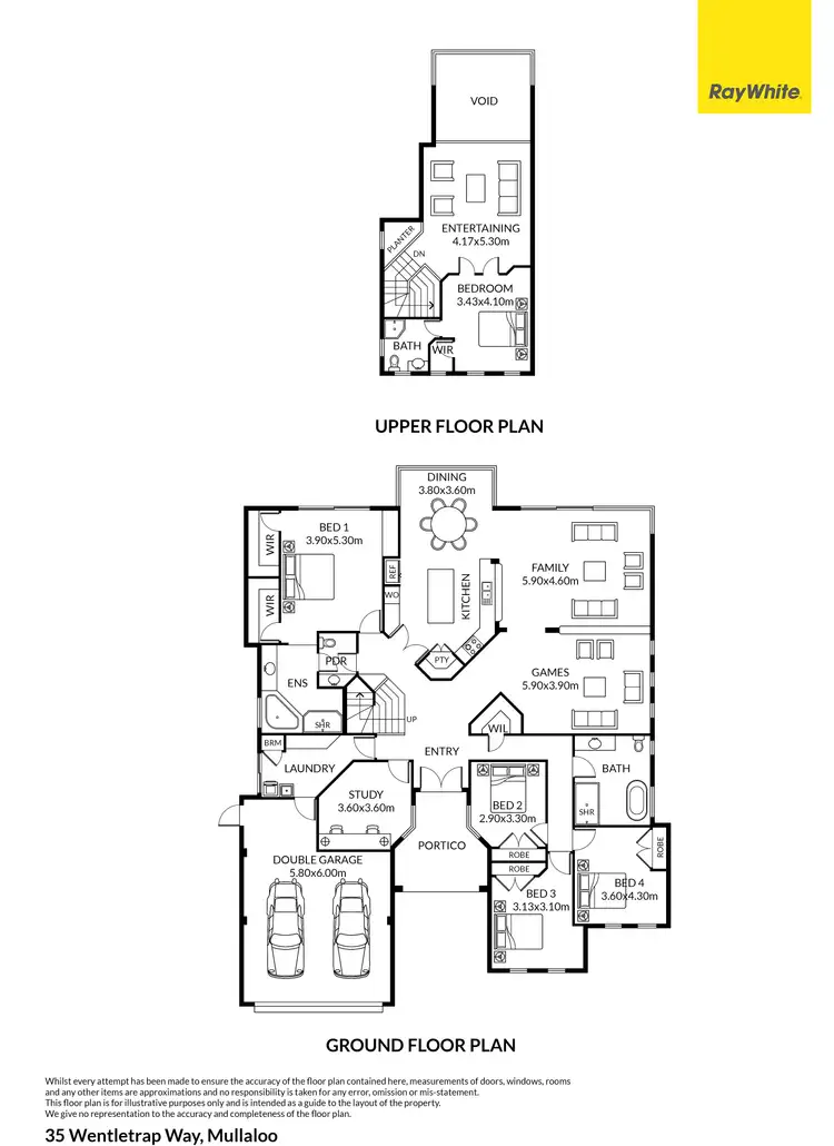 Floorplan of Homely house listing, 35 Wentletrap Way, Mullaloo WA 6027