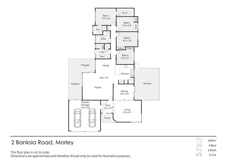 Floorplan of Homely house listing, 2 Banksia Road, Morley WA 6062