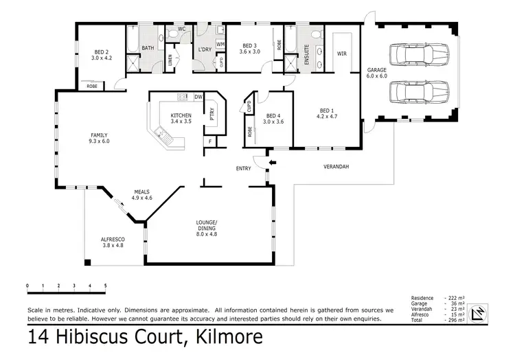 Floorplan of Homely house listing, 14 Hibiscus Court, Kilmore VIC 3764