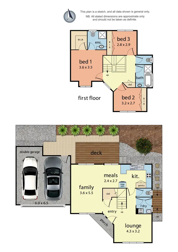 Floorplan of Homely townhouse listing, 2/48 Dorset Road, Croydon VIC 3136