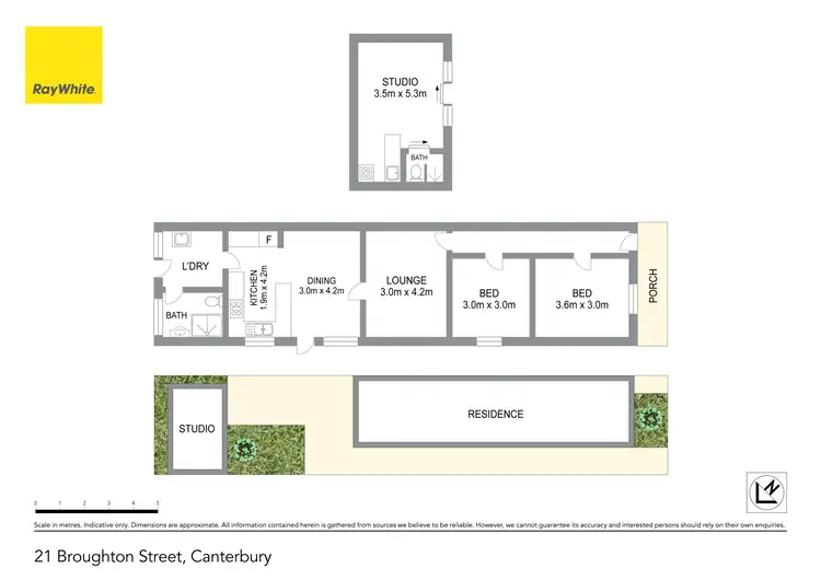 Floorplan of Homely house listing, 21 Broughton Street, Canterbury NSW 2193
