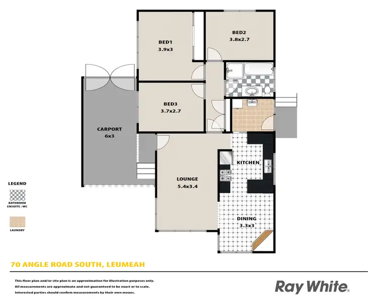 Floorplan of Homely house listing, 70 Angle Road South, Leumeah NSW 2560