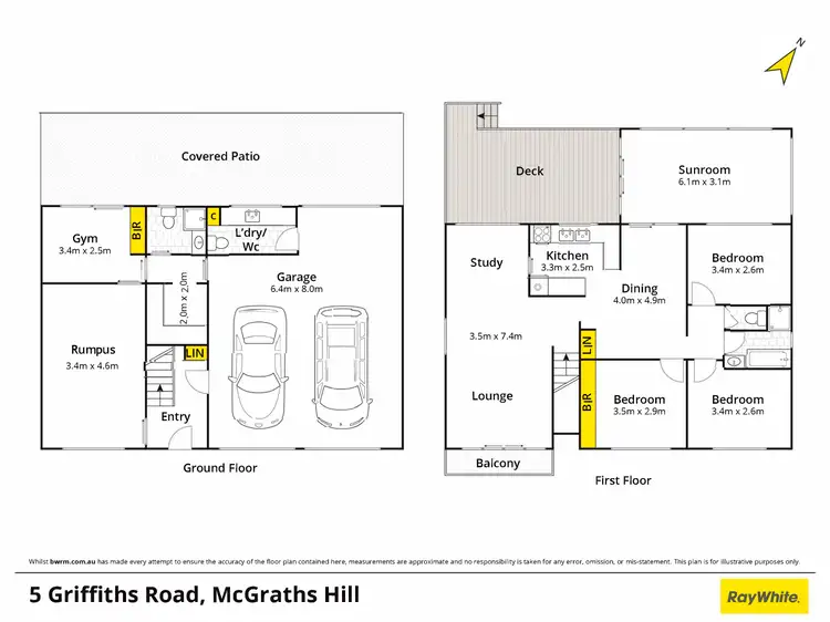 Floorplan of Homely house listing, 5 Griffiths Road, Mcgraths Hill NSW 2756