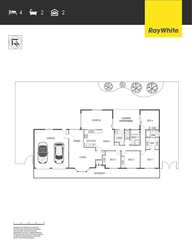 Floorplan of Homely house listing, 18 Blackwell Circuit, Flynn ACT 2615