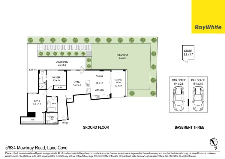 Floorplan of Homely unit listing, 5/634 Mowbray Road (rear of the block), Lane Cove NSW 2066
