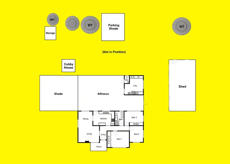 Floorplan of Homely house listing, 69 Quandong Avenue, Merbein VIC 3505