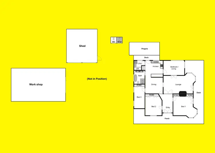 Floorplan of Homely house listing, 258 River Avenue, Birdwoodton VIC 3505