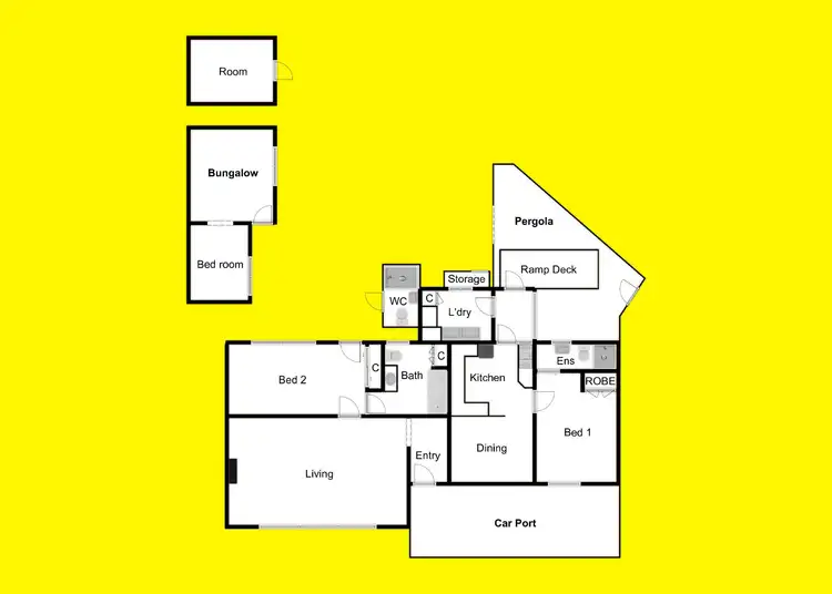 Floorplan of Homely house listing, 340 Eleventh Street, Mildura VIC 3500