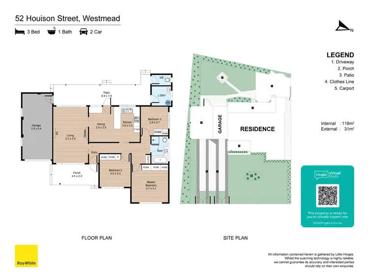 Floorplan of Homely house listing, 52 Houison Street, Westmead NSW 2145