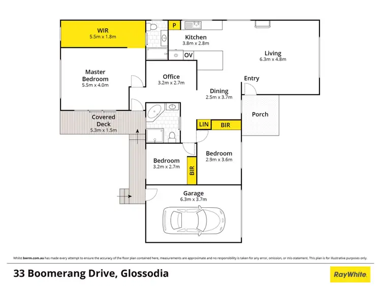 Floorplan of Homely house listing, 33 Boomerang Drive, Glossodia NSW 2756