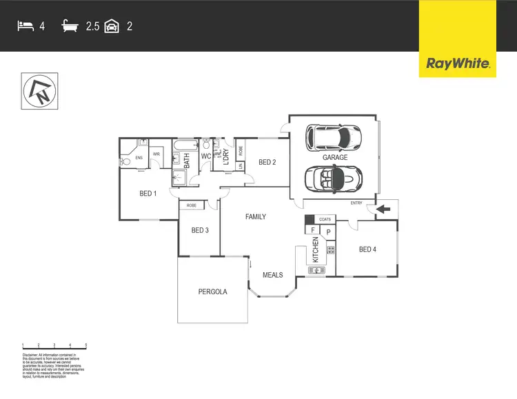 Floorplan of Homely house listing, 17 Hanrahan Crescent, Dunlop ACT 2615