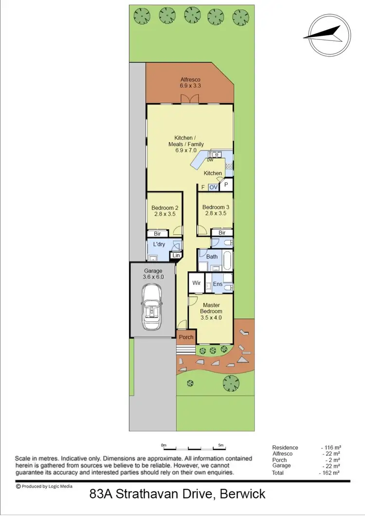 Floorplan of Homely house listing, 83A Strathavan Drive, Berwick VIC 3806