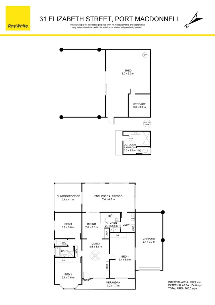 Floorplan of Homely house listing, 31 Elizabeth Street, Port Macdonnell SA 5291