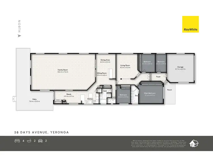 Floorplan of Homely house listing, 58 Days Avenue, Yeronga QLD 4104