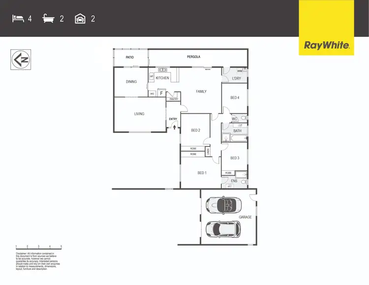 Floorplan of Homely house listing, 22 Merriman Crescent, Macarthur ACT 2904