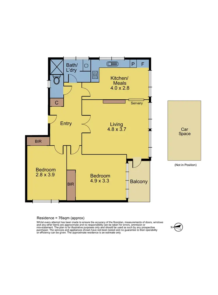 Floorplan of Homely apartment listing, 6/553 Whitehorse Road, Surrey Hills VIC 3127
