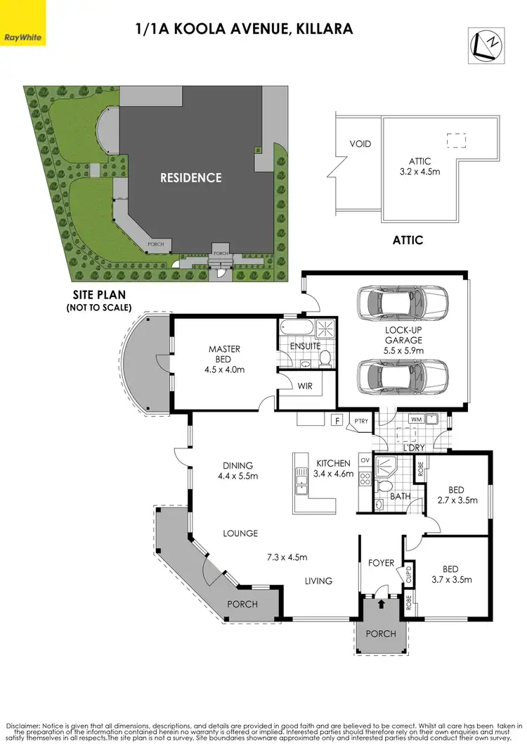 Floorplan of Homely house listing, 1/1A Koola Avenue, Killara NSW 2071