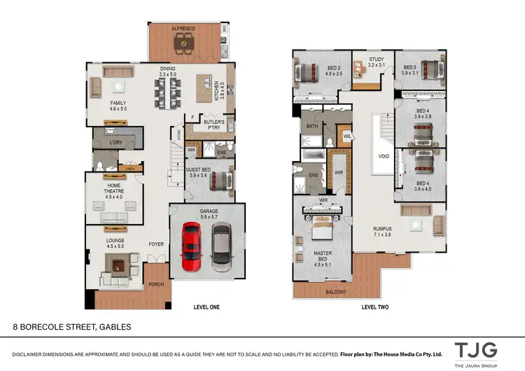 Floorplan of Homely house listing, 8 Borecole Street (The Gables), Box Hill NSW 2765